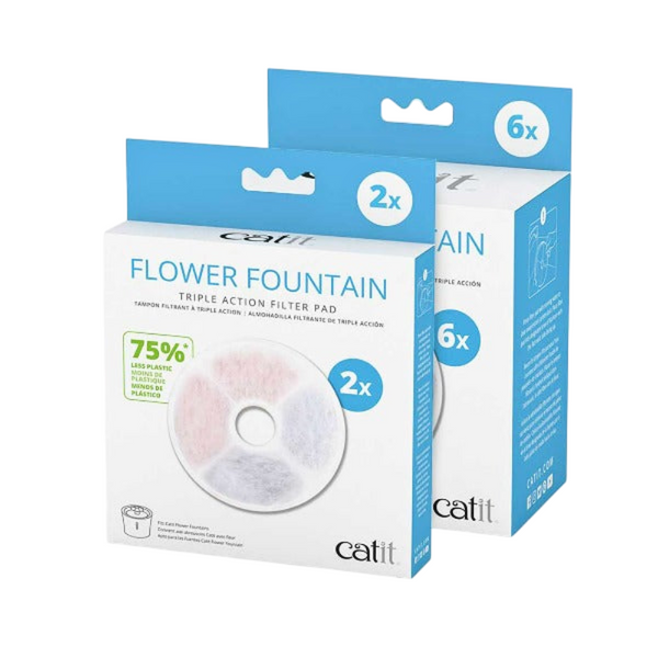 Catit Flower Fountain Triple Action Filter Pads