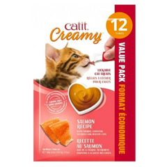 Catit Salmon Lickable Treat – Low-Calorie, All-Natural Cat Snack