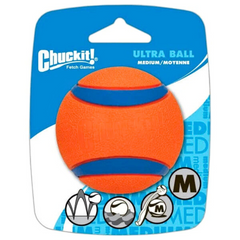 Chuckit! Ultra Ball – Textured Surface, Extra-Thick Core for Rough Play