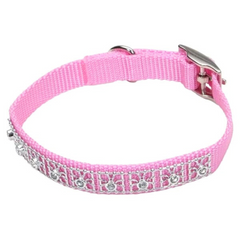 Coastal Jewelled Dog Collar – Sparkle & Durable Nylon