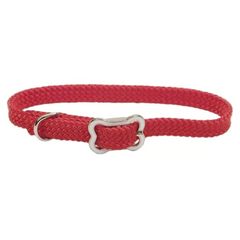 Coastal Sunburst Dog Collar – Adjustable Nylon with Bone Buckle