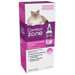 Comfort Zone Spray & Scratch Control – Safe Behavior Solution for Cats