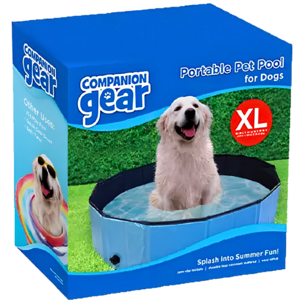Companion Gear Portable Pet Pool for Dogs, XL