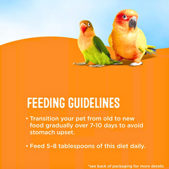 Conure & Lovebird Seed and Pellet Mix – 2 lb by All Living Things