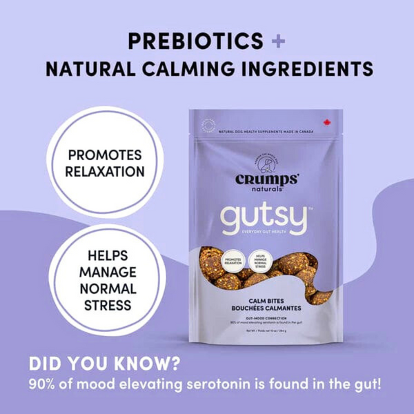 Crumps’ Gutsy Calm Bites – Natural Stress Relief for Dogs