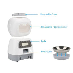 Digital Pet Feeder with Timer – Hassle-Free Pet Feeding