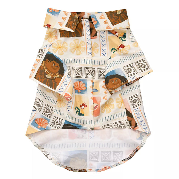 Disney Pixar Moana Button-Down Pet Shirt