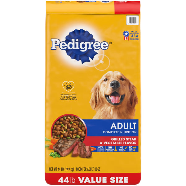 Dry Food For Adult Dogs, 44 lb Bag