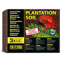 Exo Terra Plantation Soil Bricks – Natural Substrate for Terrariums