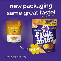 Fruitables Baked Pumpkin & Banana Dog Treats – Healthy Snacks for Dogs