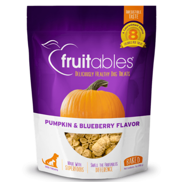 Fruitables Baked Pumpkin & Blueberry Dog Treats