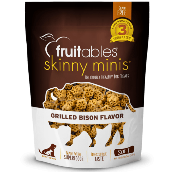 Fruitables Skinny Minis Grilled Bison Flavor Dog Treats