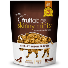 Fruitables Skinny Minis Grilled Bison Flavor Dog Treats