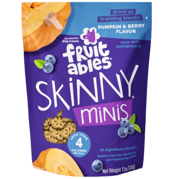 Fruitables Skinny Minis Pumpkin & Berry Training Treats