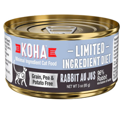 Grain-Free Koha Rabbit Cat Food – 5oz Can for All Breeds