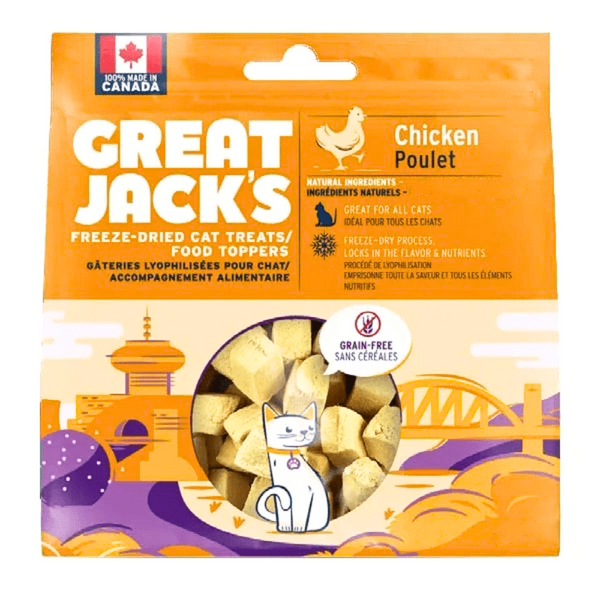 Great Jack's Chicken Freeze Dried Cat Treats/Food Toppers