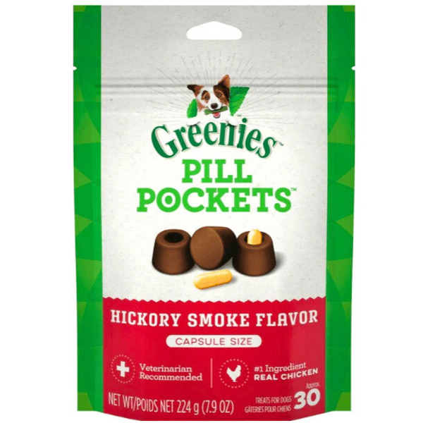 Greenies Pill Pockets Hickory Smoke Flavour Dog Treats