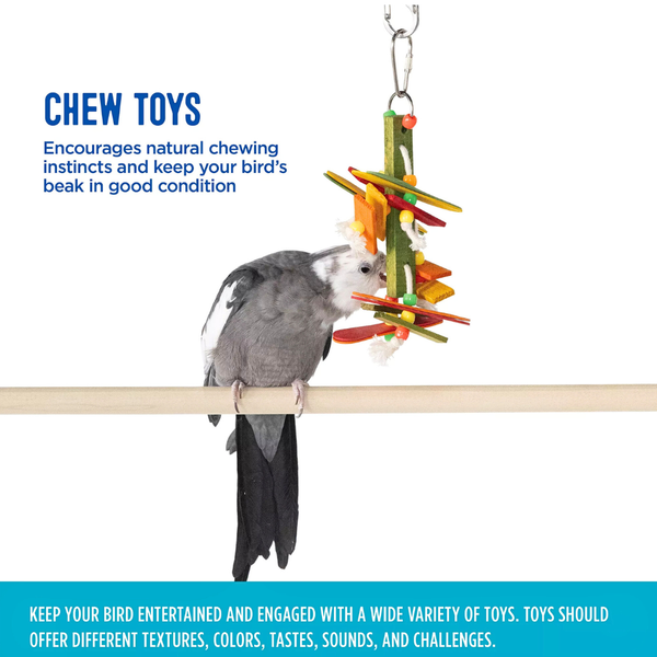 Hang Down Bird Toy by All Living Things – Keeps Birds Active