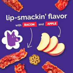 Healthy Apple & Bacon Dog Treats – Fruitables Skinny Minis