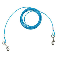 Heavy-Duty Dog Tie-Out Cable – 9 m Long, Supports Dogs to 22.7 kg