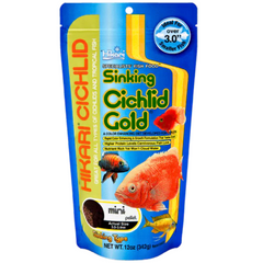 Hikari Sinking Cichlid Gold Pellets – Color-Enhancing Daily Diet for Tropical & Oscar Fish