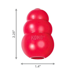 KONG Classic Dog Toy – Vet-Trusted Chew & Treat Dispenser for Happy Dogs