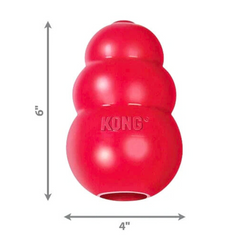 KONG Classic Stuffable Chew Toy – Average Chewers & Interactive Play