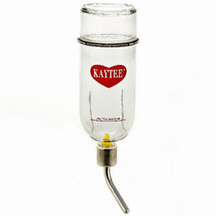 Kaytee Chew-Proof Water Bottle – Glass & Steel for Small Pets
