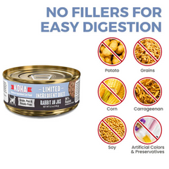 Koha LID Rabbit Wet Cat Food – Ideal for Allergies & Digestion
