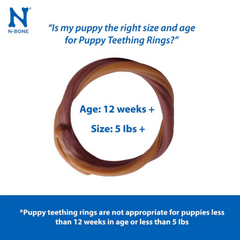 Natural N-Bone Puppy Teething Rings – Chicken Flavor Chew Treats
