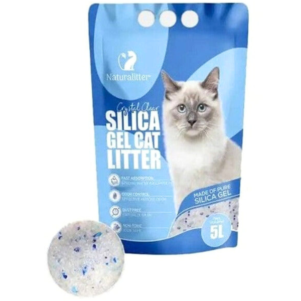 Naturalitter Crystal Clear Silica Gel Cat Litter