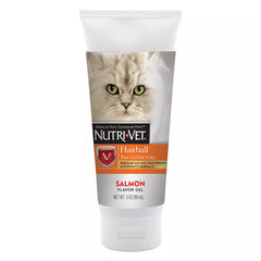 Nutri-Vet Salmon Flavor Hairball Paw Gel for Cats