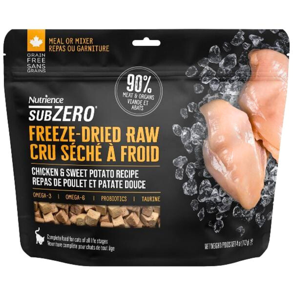 Nutrience SubZero Freeze-Dried Raw Chicken & Sweet Potato Cat Food