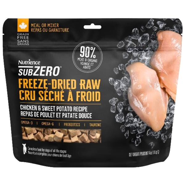 Nutrience SubZero Freeze-Dried Raw Chicken & Sweet Potato Dog Food