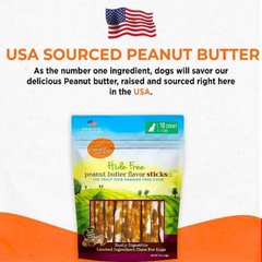Peanut Butter Dog Chews Without Rawhide – Canine Naturals Sticks