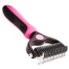 Pet Deshedding Tool: Ideal for Long and Thick Hair