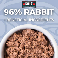 Premium Rabbit Pâté for Cats – 3oz or 5oz Koha Cans Available