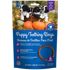 Pumpkin Flavor Puppy Teething Rings – Grain-Free Training Treats