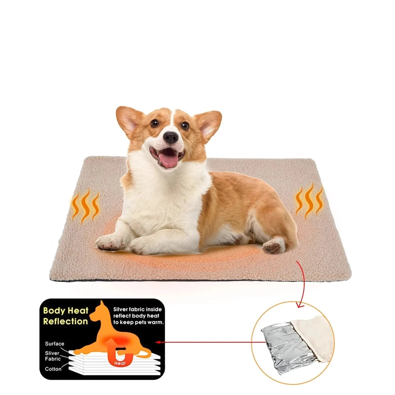 Cozy Self-Heating Pet Mat