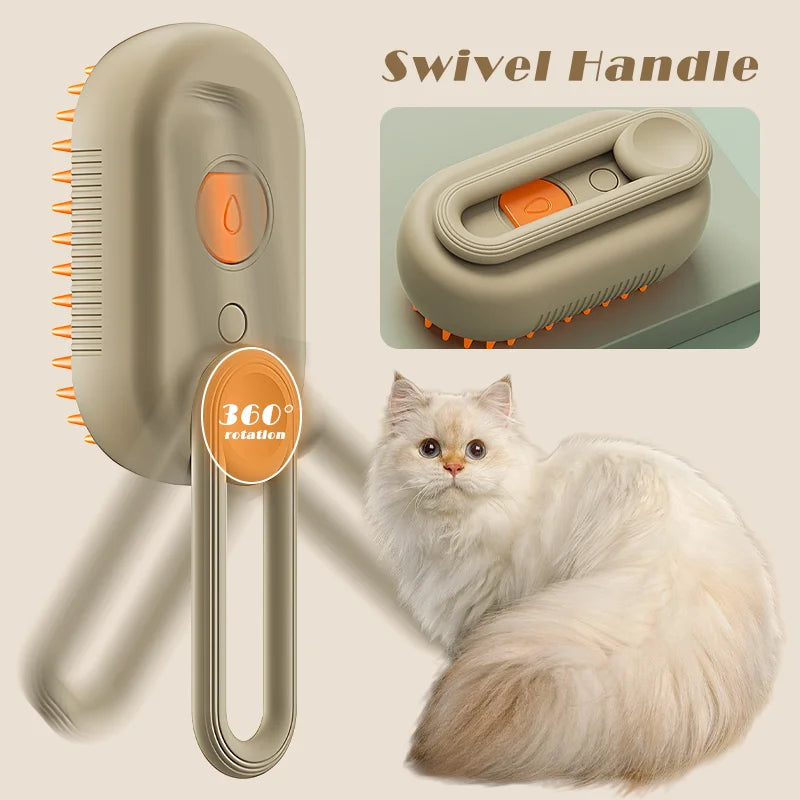 Steamy Pet Brush