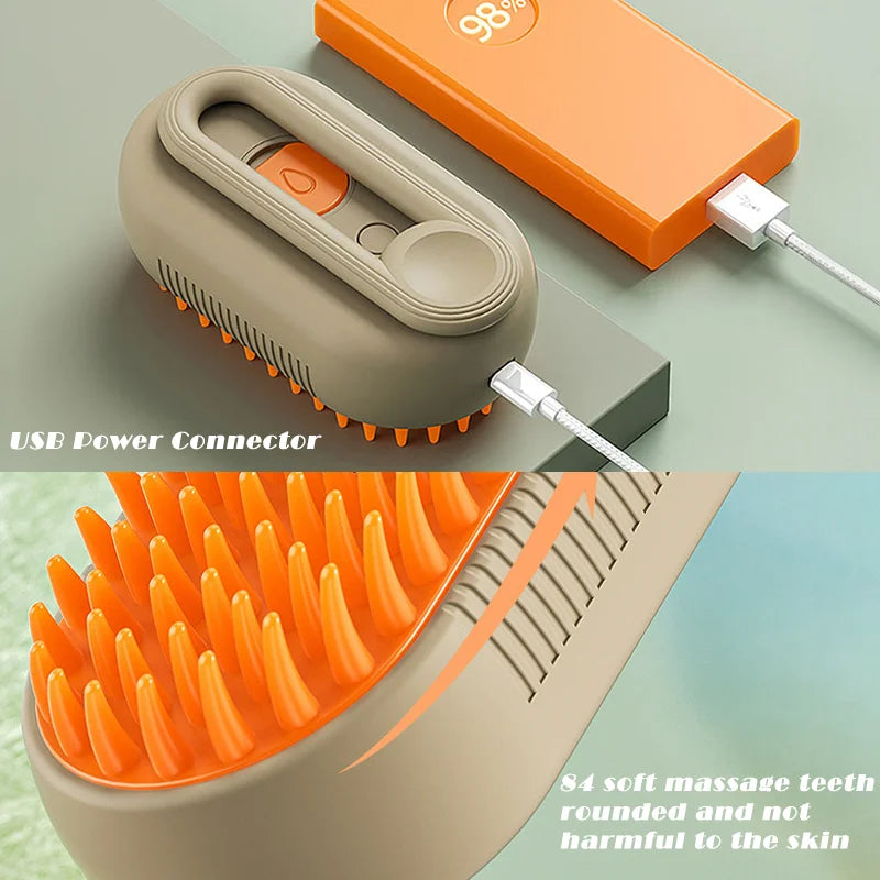 Steamy Pet Brush