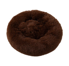Cozy round bed for large pets