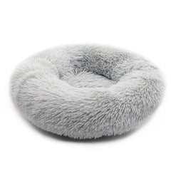 Cozy round bed for large pets