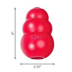 Ultra-Tough KONG Classic Toy – Keeps Dogs Busy with Erratic Bounce