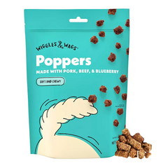 Wiggles & Wags Poppers Dog Treats 8 oz