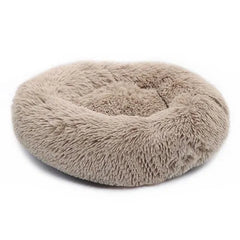 Cozy round bed for large pets