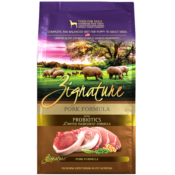 Zignature Limited Ingredient Pork Formula Dry Dog Food