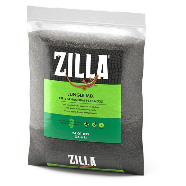 Zilla Jungle Mix Natural Substrate – Sphagnum Moss & Fir Shavings Blend