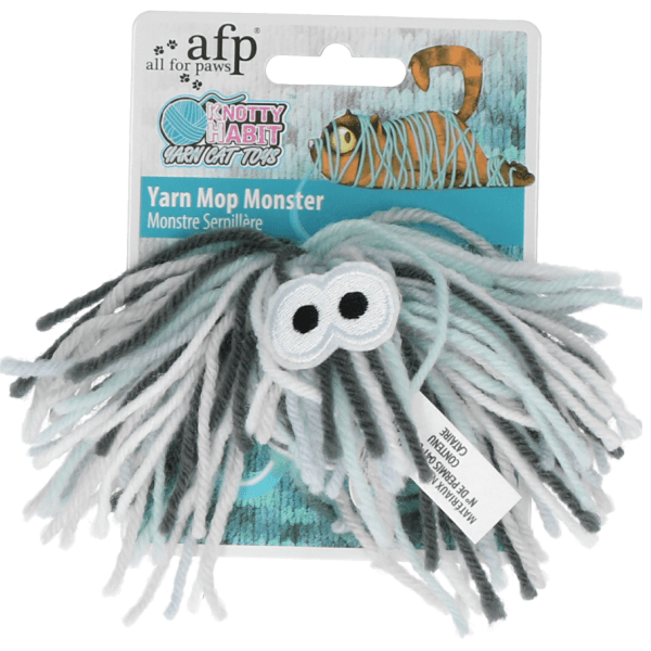 AFP Knotty Habit Yarn Mop Monster Cat Toy