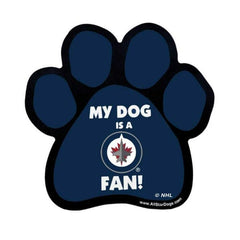 NHL Winnipeg Jets Magnet; available in Paw or Bone style